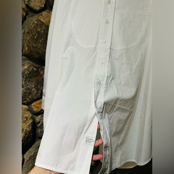 NWOT Frank & Eileen VICTORIA Italian Tuxedo Shirt. Size M. - Picture 12 of 16
